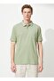 Polo Neck Green - White Men's T-shirt 4a9000000004 - 2