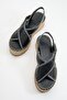 Bellezza Black Skin Genuine Leather Women's Sandals - 3