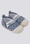 Polka Dot Denim Baby Girl Ballerinas