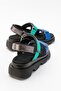 Arey Black Green Multi Women's Sandals - 2