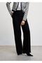 Contrast Paneled Fabric Trousers