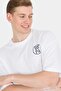 Men's White Crew Neck T-shirt - 3