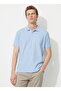 Polo Neck Light Blue Men's T-shirt 4a9000000001 - 3