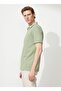 Polo Neck Green - White Men's T-shirt 4a9000000004 - 3