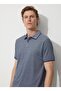 Polo Neck Navy Blue - White Men's T-shirt 4a9000000003 - 4