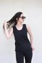 Plus Size Polymer Fat Burning Black Undershirt - 4