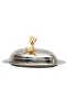 Nickel Forged Handcrafted Boat Copper Alexander Presentation and Serving Plate 30 Cm