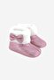 Furry, Glitter and Bow Baby Booties