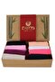Premium Seamless Women's Bamboo Booties Socks Set of 8 Assorti Kraft Boxed - 558 - 2