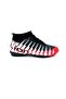 Astroturf Football Shoes with Black and Red Socks