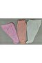 Baby Girl Pink Booties Single Bottom Set of 3 - 2