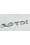 2.0 Tdi B6 2005-2010 Chrome Abs 3m 3d Luggage Lettering Logo - 3