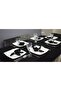 Table Cloth Set (170X220) and 6 Pieces of 33x33 Cm Pearl Ring Fabric with Napkin (DERTSFREE FABRIC)