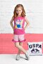 Fuchsia Licensed Girl's Shorts Set