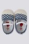 Polka Dot Denim Baby Girl Ballerinas - 3