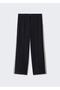 Contrast Paneled Fabric Trousers - 3