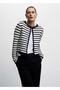 Contrast Paneled Fabric Trousers - 6