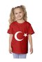 23 April Concept Children's Turkish Flag Printed Special Short Sleeve Crew Neck Red T-Shirt - 2