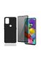 Omix X300 Flexible Soft Design Durable Silicone Case and Ghost Privacy Hidden Glass Screen Protector
