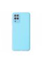Case Compatible with Samsung Galaxy A22 Velvet Color Silicone Cover with Camera Protection Lens Glass