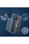 Apple iPhone 12 Pro Compatible Case Transparent Smooth Surface Shock Absorbing Card Holder Cover - 3