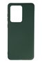 Case Compatible with Samsung Galaxy S20 Ultra Inside Nano Velvet Dark Green Color Silicone Cover