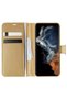 Samsung Galaxy S23 Ultra Case Cover with Stand Card Holder Protection Gold - 7