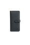 Matte Black Leather Phone Wallet with Card and Money Slot