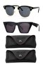 2-Piece Design Women's Sunglasses Set and Glasses Cleaning Set - 5