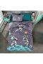 Clasy Single Ranforce Duvet Cover Set Space Anthracite