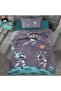 Clasy Single Ranforce Duvet Cover Set Space Anthracite - 2