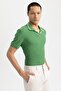 Modern Fit Polo Collar Short Sleeve Cotton T-Shirt Z1179az23sp - 6