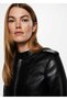 Biker Style Zippered Jacket - 6