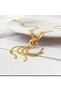 Stainless Steel Snake Back Italian Y Model Tasseled Women's Necklace - 5