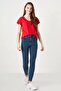 Women's Red T-Shirt V-Neck Solid Short Sleeve Basic from Your Fashion Style - 3