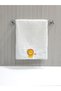 Lion Pattern Embroidered One Piece Children Baby Towel 50x90 Cm Hand / Face Towel 100% Cotton