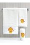 Lion Pattern Embroidered One Piece Children Baby Towel 50x90 Cm Hand / Face Towel 100% Cotton - 2