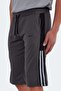 Saki in Men's Dark Gray Shorts - 5