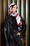 Women's Medina Silk Shawl Red - Black Icon - 4