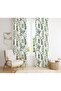 Eucalyptus Leaf Patterned Background Curtain (Single Wing Pricing)