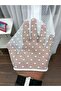 Polka Dot Sports Patterned Tulle Curtain, 450x260, Sparse Pleat, 1/2 - 3
