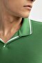 Modern Fit Polo Collar Short Sleeve Cotton T-Shirt Z1179az23sp - 7