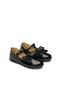 T-bar Black Vegan Girl's Ballerinas with Sequined Bow - 4