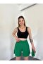 High Waist Pocket Elastic Waist Wrap Shorts - 3