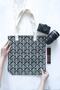 Black Leaf Pattern - Eco-Friendly Canvas Cloth Bag - 2