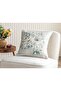 Gray Lerna Printed Throw Pillow Cover - 45x45 Cm