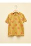 Crew Neck Short Sleeve Printed Organic Cotton Baby Boy T-Shirt
