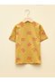 Crew Neck Short Sleeve Printed Organic Cotton Baby Boy T-Shirt - 2