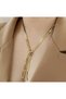 Stainless Steel Snake Back Italian Y Model Tasseled Women's Necklace - 2