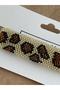 سوار بتصميم خاص بنمط الفهد - ظلال القهوة - 3